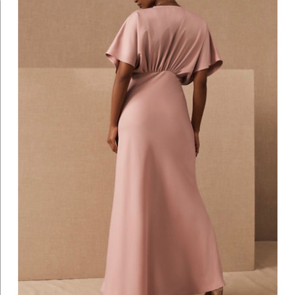 Leila Satin Charmeuse Maxi Dress